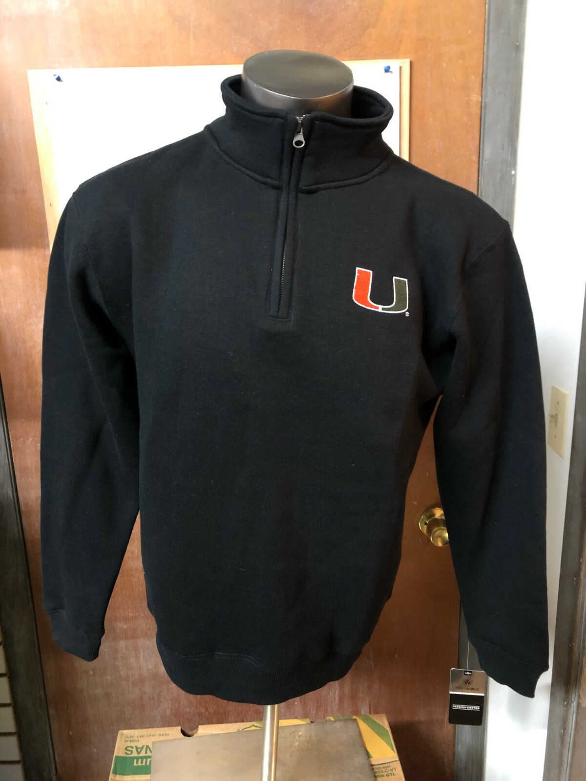 Miami Hurricanes 1/4 zip NCAA 