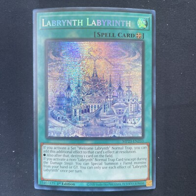 Yugioh x1 Labrynth Labyrinth MP23-EN233 Prismatic Secret Rare 1st Ed (Near Mint)