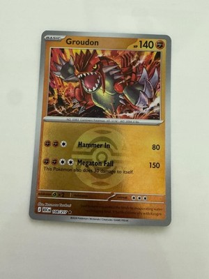 Groudon (Dusk Ball Pattern) 108/217 Rare Ascended Heroes Pokemon Near Mint