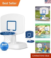 Splash Hoop Classic Swimming Pool Basketball Game - White