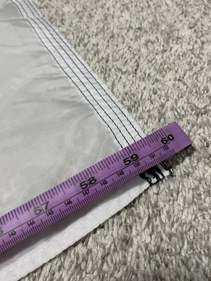 Vtg NOS Mourning Flag Goth Polish Flag firefighter mourning Flag Fribourg Pahang - Image 4 of 4