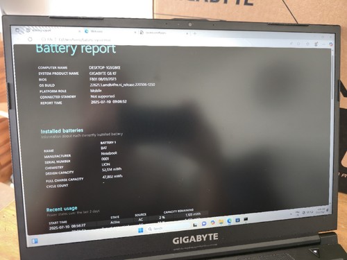 Gigabyte G6 KF Nvidia RTX 4060 i7 13620H 16GB 1TB 165Hz FHD+ Gaming Laptop - Afbeelding 11 van 11