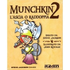 MUNCHKIN 2 L'ASCIA O RADDOPPIA - GIOCHI DA TAVOLO Espansione italiano Raven