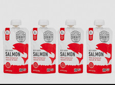 Serenity Kids Wild Caught Salmon Baby Food Butternut Squash  Beet 3.5 oz 4 Pack
