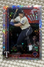 2025 Topps Chrome Update Series - Blaine Crim #USC83 X-Fractor (RC)