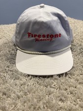 vintage firestone racing hat cap snapback adu...