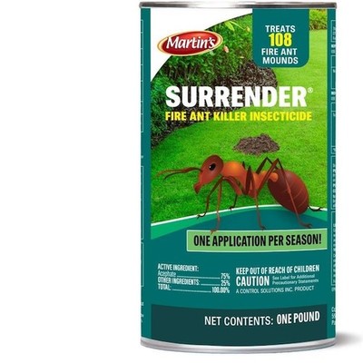 Martin's Surrender Acephate 75% Fire Ant Killer Mound Insecticide - 1 lb. Can