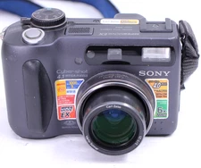Sony DSC-S85 digital camera 4.1 mp Vario-Sonnar Zeiss lens Cyber Shot works ok