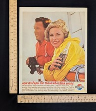 Vintage 1963 Pepsi-Cola Pepsi Color Print Ad Full Page Original Advertisement