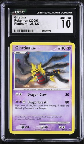 Giratina graded CGC 10 for sale on eBay