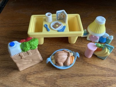 Fisher Price Loving Family Kitchen Replacement Food Accessories Tray Groceries +