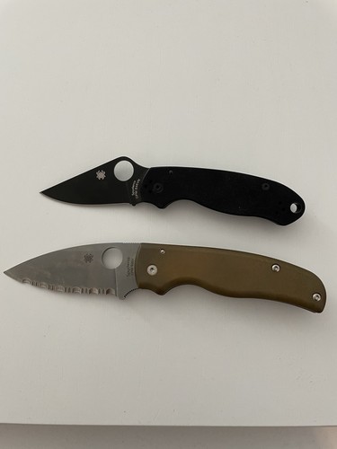 Spyderco Para 3 und Shaman