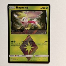 Shaymin Prism Star - 10/181 - Pokemon Team Up Sun & Moon Ultra Rare Card LP on eBay