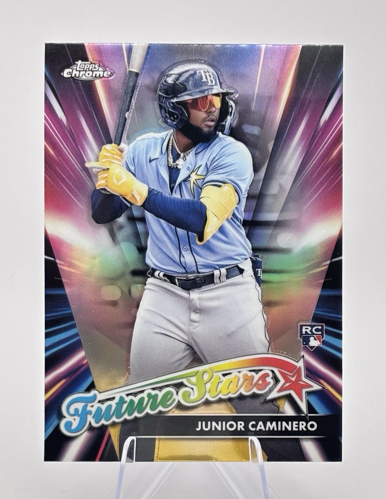 2024 Topps Chrome Update Junior Caminero (RC) Future Stars FSU-18 Tampa Bay Rays