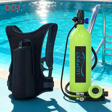 US 1.9L 13.3Cu Ft Scuba Diving Lung Tank For Underwater Breathing 25-30 Mins