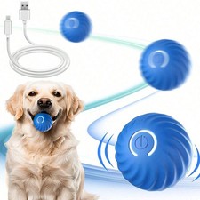 Smart Dog Toy Ball USB Electronic Interactive Pet ToyAutomatic Moving Bouncing