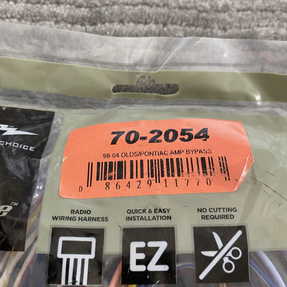 Metra 70-2054 TurboWire Oldsmobile Pontiac Amp Bypass Wiring Harness Made USA - Image 3 of 4