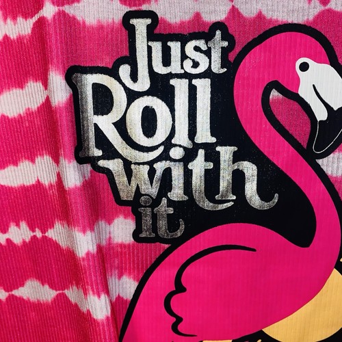 Justice Girls 2 Piece Pajama Set Top Shorts Sz XL 16/18 Flamigo Hot Pink NEW - Picture 5 of 13