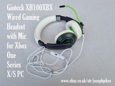 Gioteck XH100XBX Wired Gaming Headset with Mic for Xbox One Series X/S PC