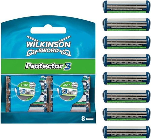Lame Rasoir Wilkinson Sword Protector 3 Pack de 8 Lame de Rasoir pour Hommes - Photo 1/6