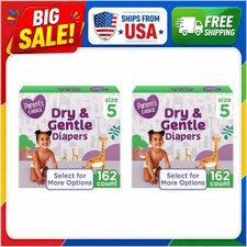 2Pack Parent's Choice Dry  Gentle Diapers Size 5, 27 Count