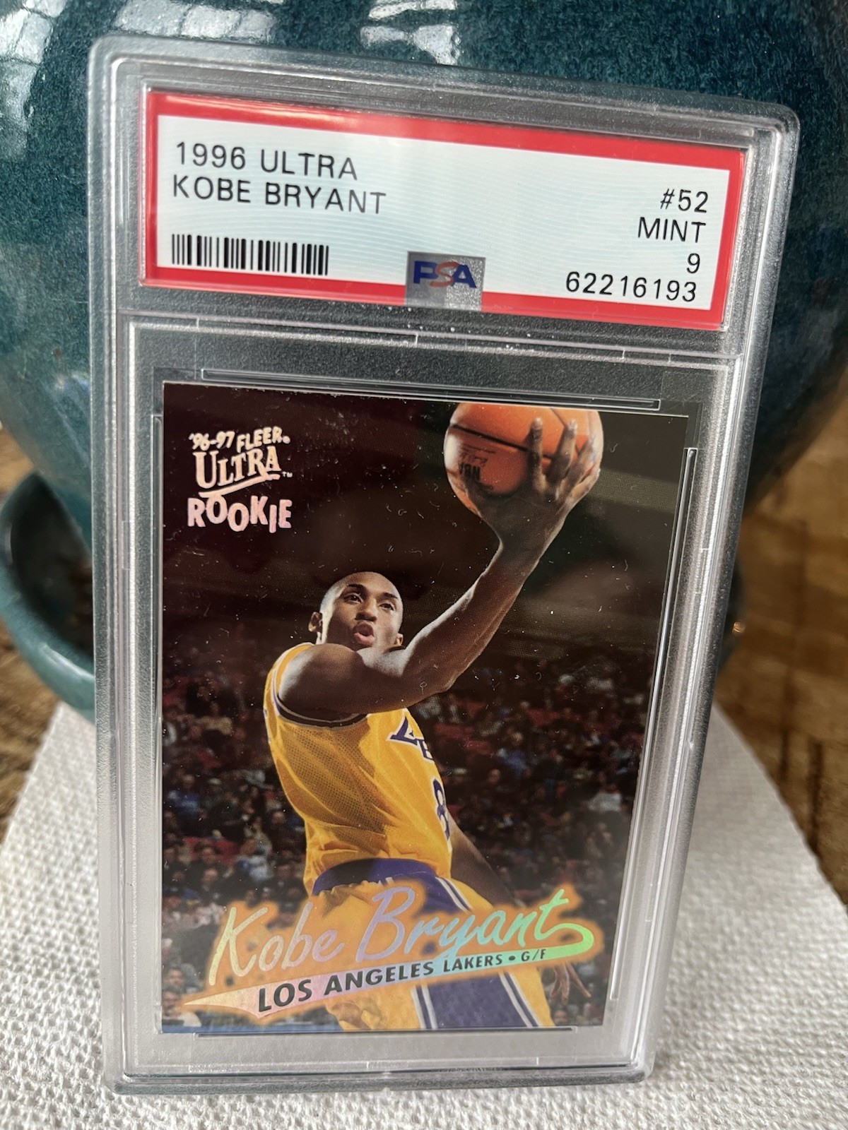 1996 Kobe Bryant Rookie Lakers Ultra #52 Psa 9 Mint 