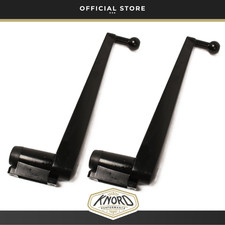 LAND ROVER DEFENDER 90 110 130 EXTRA LONG EXTENDED 11.5" WING MIRROR ARMS PAIR