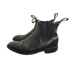 Ian Harold Bootman Comfort Craftsman Chelsea Boots Mens Sz 9 Black Australian