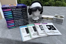 Vintage Lot 1994 Zygon Learning Machine Headset Light Shield CDs Books Works