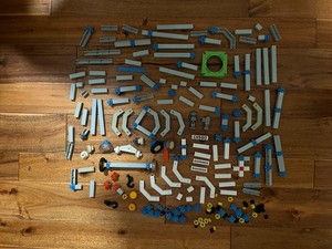 Vintage Fisher Price CONSTRUX CX-580 Space Set Parts Lot Instructions Stickers