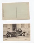 vintage photo postcard convertible automobile circa 1925