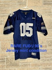 MINT Vtg 90s FUBU The Collection 05 Jersey XXL/M Limited Edition Navy Stitched