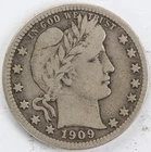 F 1909 Barber Quarter