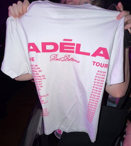 Adela Shirt The Red Bottoms Tour Concert Merch 2026 Reprint | eBay