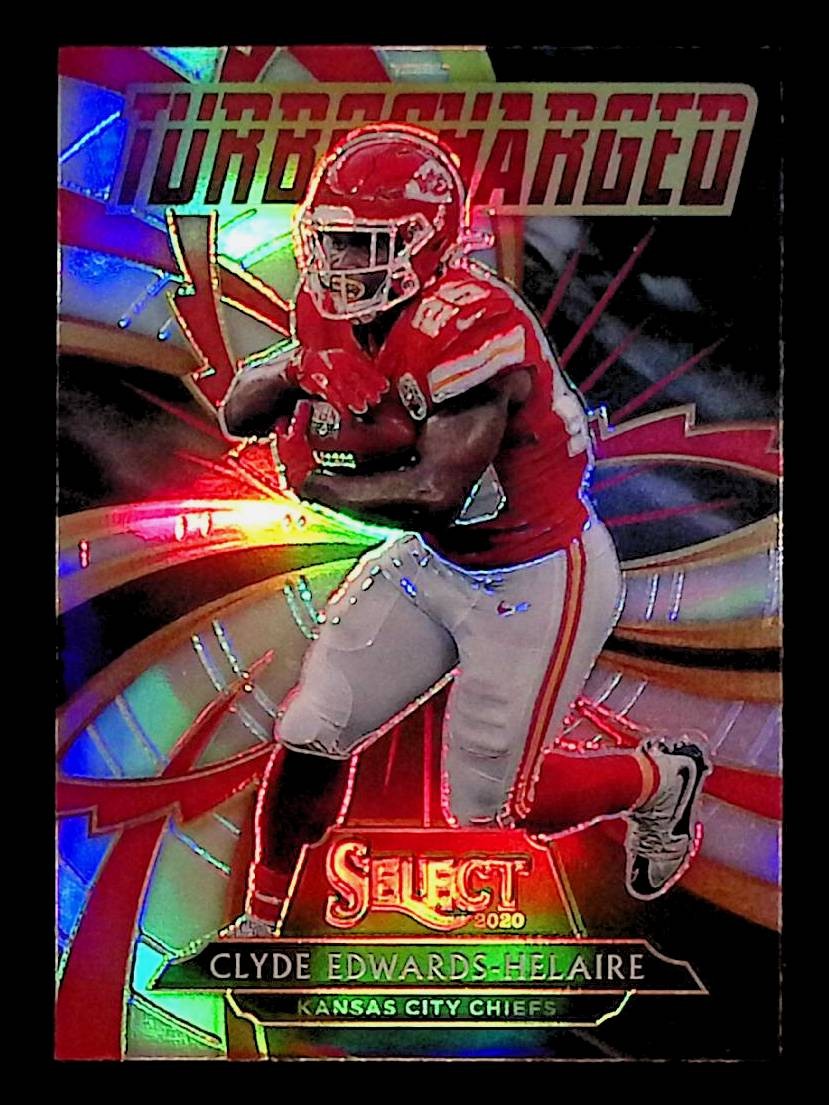 Clyde Edwards-Helaire 2020 Panini Select Turbocharged Silver Prizm #T18