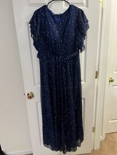 Shein Women’s Formal Wear Blue Glitter Gone Size XL