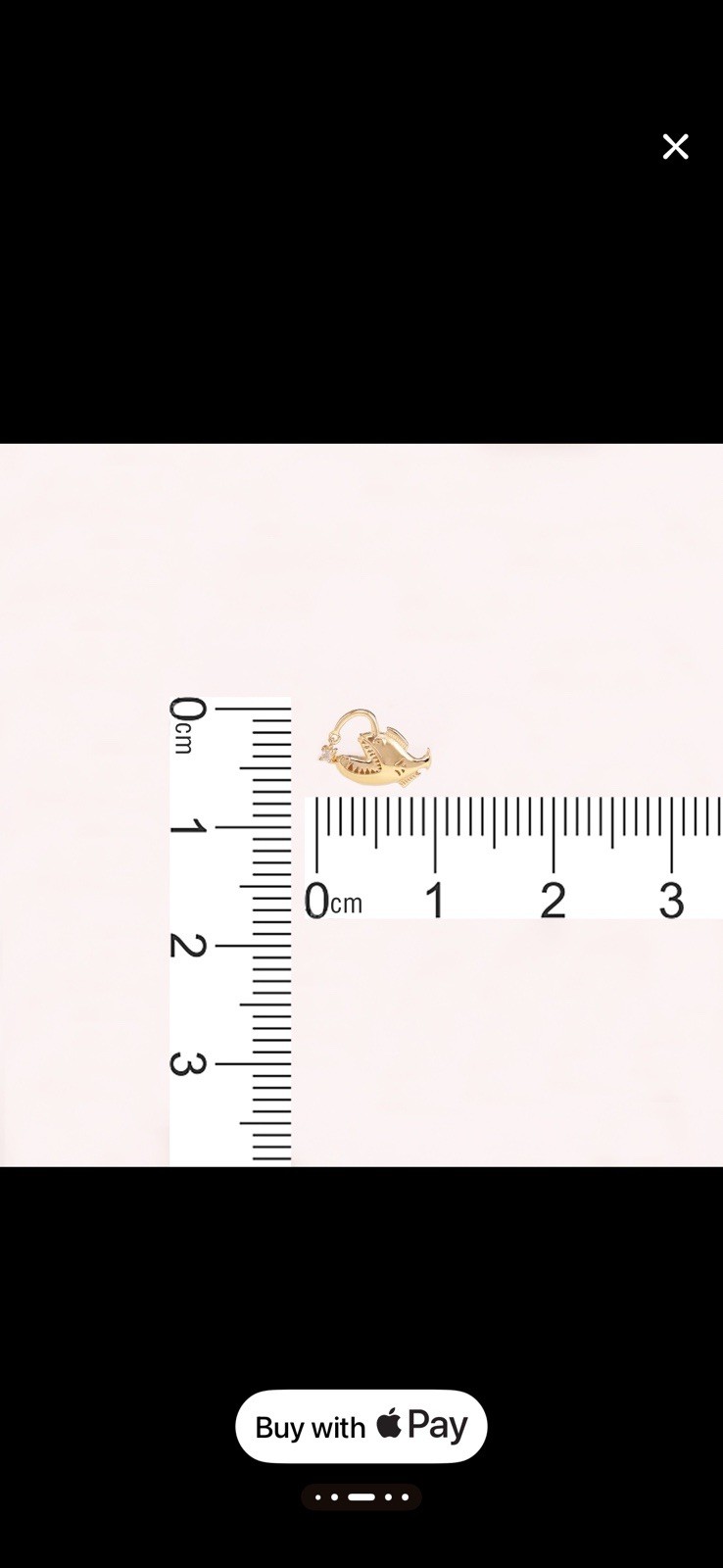 Solid 14k Anglerfish Single earring moissonite Da… - image 5