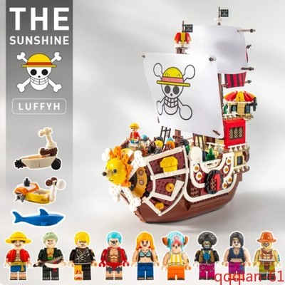 OnePiece Thousand Sunny 1484pcs Building Blocks16''Luffy Assembly Model Toy Gift