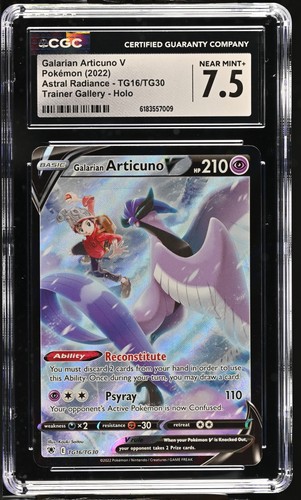 Galarian Articuno V graded CGC 7.5 for sale on eBay