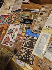 HUGE Scrapbook Embellishments, Stickers, Etc., 425 New