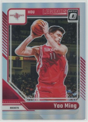 Yao Ming 2024-25 Donruss Optic Legends Silver Holo Prizm #226 Houston Rockets