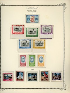 GUATEMALA Selections on Scott Specialty Album Page Lot #64 SEE SCAN $$$