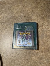 Pokemon: Crystal Version (Game Boy Color, 2001) New Battery Authentic Tested