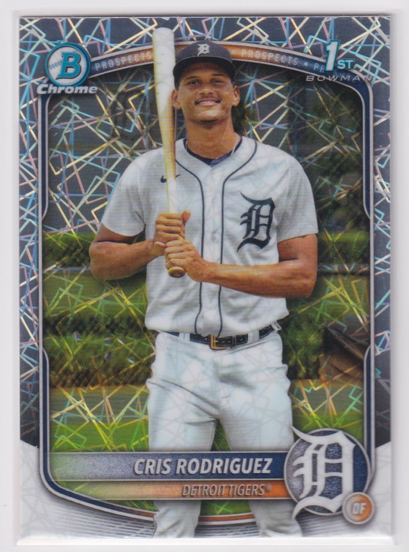 2025 Bowman Chrome Prospects Cris Rodriguez Detroit Tigers #BCP-250