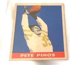 1948 Leaf Football #16 Pete Pihos Eagles Rookie EX-NM!
