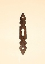 Escutcheon Vertical, Rust-Antique Brushed Finish