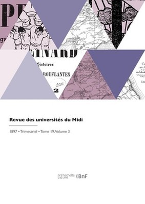 Revue des universits du Midi by Universite de Bordeaux Paperback Book