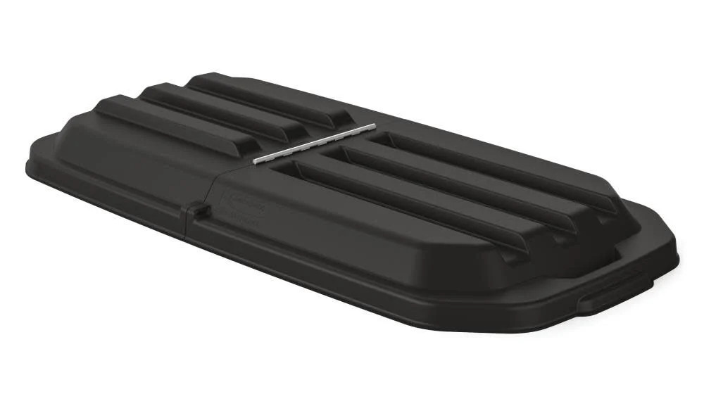 Откидная крышка для тентованной тележки объемом 1/2 Кубических ярда