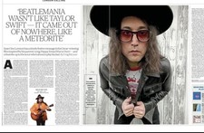 Sean Ono Lennon Interview War is Over Film Beatlemania News Article Clipping