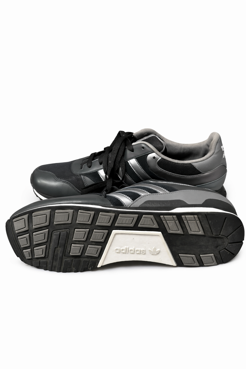 Adidas ZX 700 Men's Size 13 Black Silver Gray Retro Running